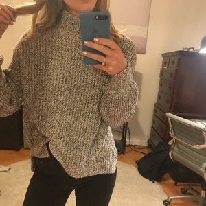 Cozy turtleneck winter sweater